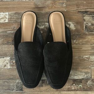 A New Day women Black Slip-On Shoes